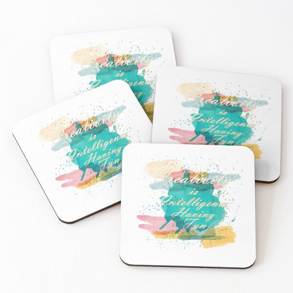 Item preview, creativity is intelligence having fun- typography designed and sold by HassanWagag.