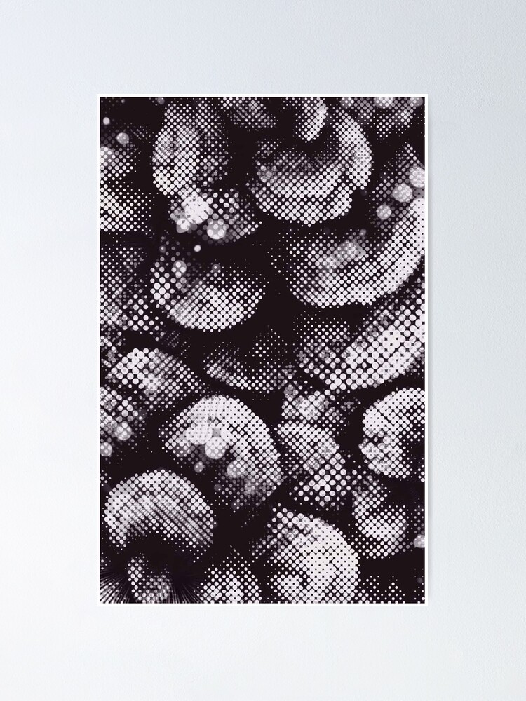 “BLACK & WHITE FLOWERS” Poster by bubbliciousart | Redbubble