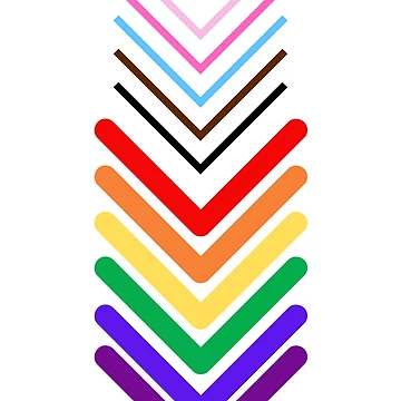 Artwork thumbnail, Pride Pattern Angles by RaineLight