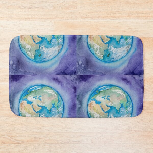 Item preview, Earth Sphere design with blue colour by painting art designed and sold by VIVEK KUMAR RAI.