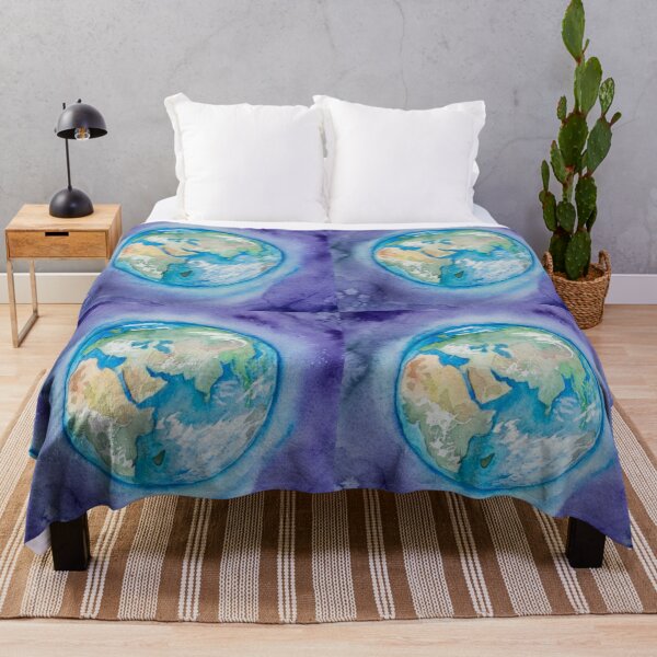 Item preview, Earth Sphere design with blue colour by painting art designed and sold by VIVEK KUMAR RAI.