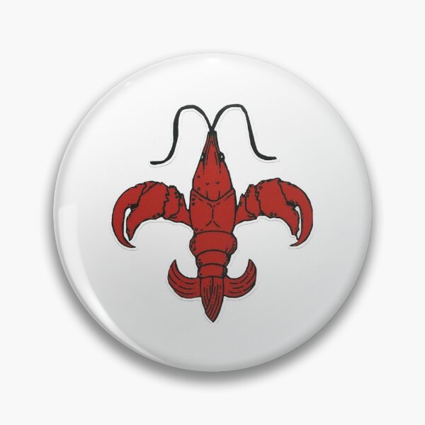 Item preview, Crawfish Fleur de Lis designed and sold by Hannah Chauvin.