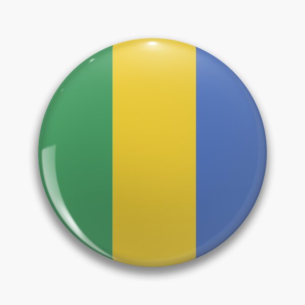 Item preview, Gabon Flag Emblem designed and sold by SLAG-Creative.