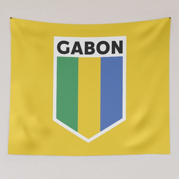 Item preview, Gabon Flag Emblem designed and sold by SLAG-Creative.