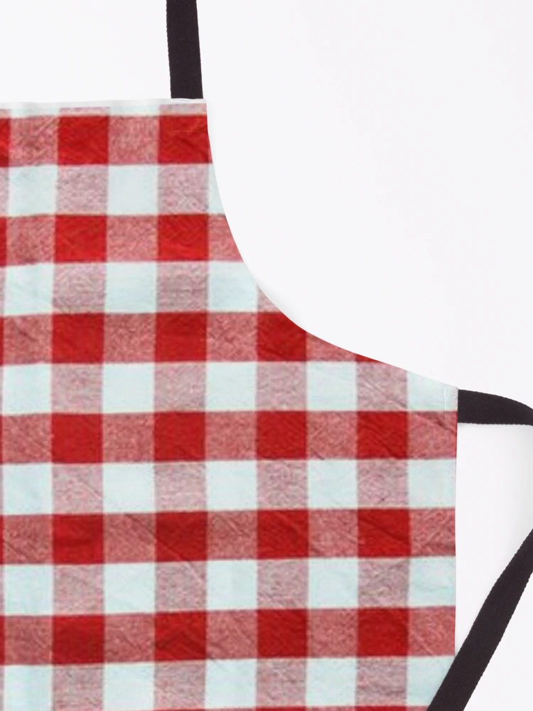 Thumbnail 3 of 6, Apron, Red Plaid Pattern designed and sold by RBDESIGN SHOP.