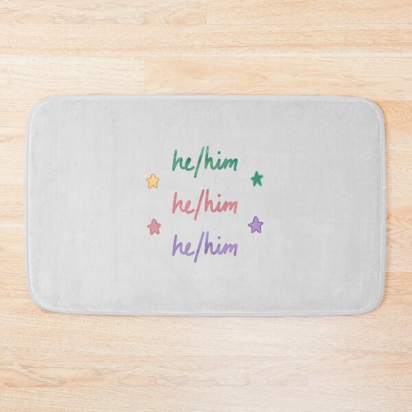 Item preview, He/Him Pronoun Stickers designed and sold by bethanderson.