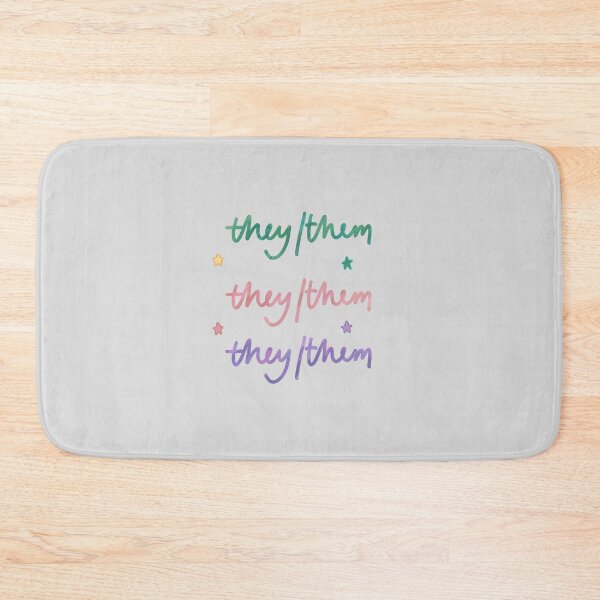 Item preview, They/Them Pronoun Stickers designed and sold by bethanderson.