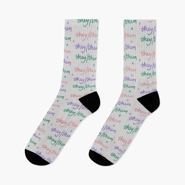Item preview, They/Them Pronoun Stickers designed and sold by bethanderson.
