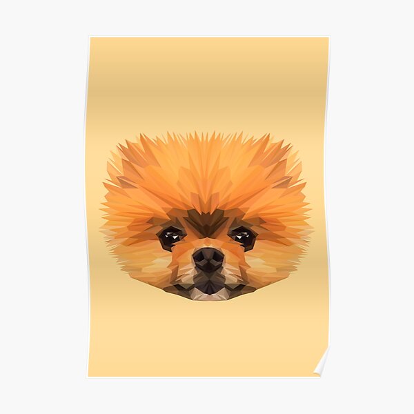 Boo low poly Poster