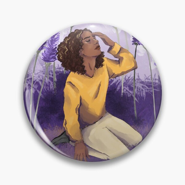 Item preview, woman with lavenders designed and sold by lallyyy.