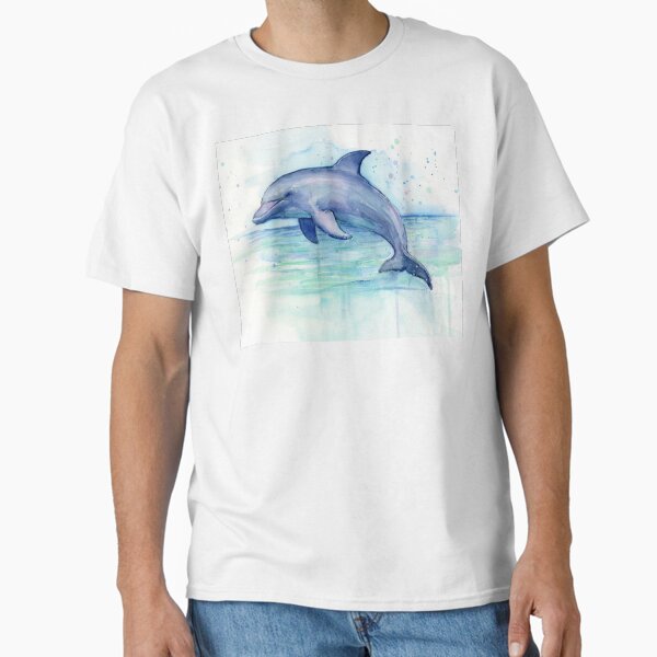 Item preview, Dolphin Watercolor designed and sold by Olga Shvartsur.