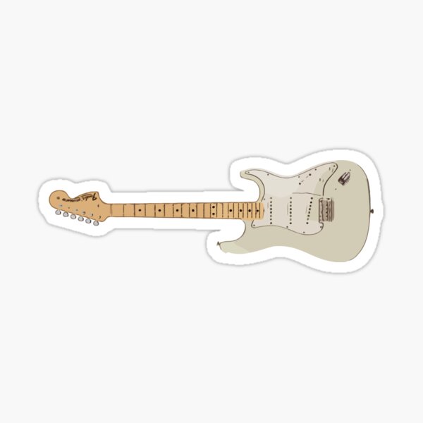 Jimi Hendrix Fender Stratocaster Izabella Woodstock Gitarre Sticker