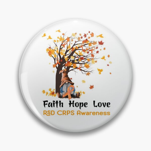Item preview, RSD CRPS Awareness Faith Hope Love designed and sold by GennieShop.