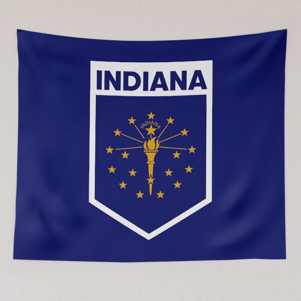 Item preview, Indiana State Flag Emblem designed and sold by SLAG-Creative.
