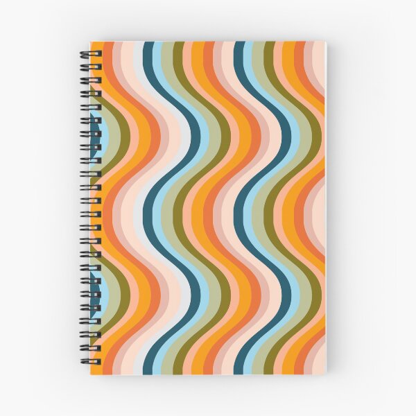 Item preview, Retro 70s Wave Pattern designed and sold by WrightAesthetic.
