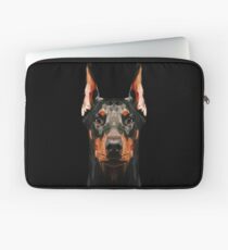 Doberman low poly Laptop Sleeve