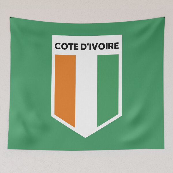 Item preview, Ivory Coast Flag Emblem designed and sold by SLAG-Creative.