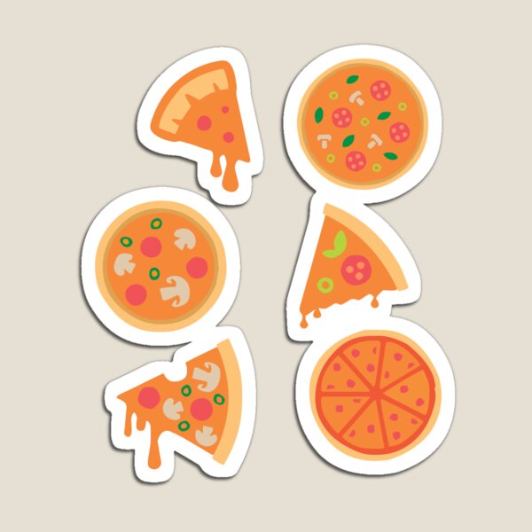 Pizza Pieces Magnet