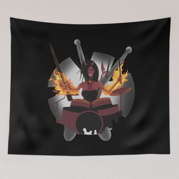 Item preview, Drummer Girl  designed and sold by Fisherwish.
