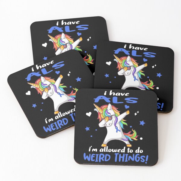 Item preview, ALS Warrior I'm Allowed To Do Weird Things designed and sold by Brad-FI.