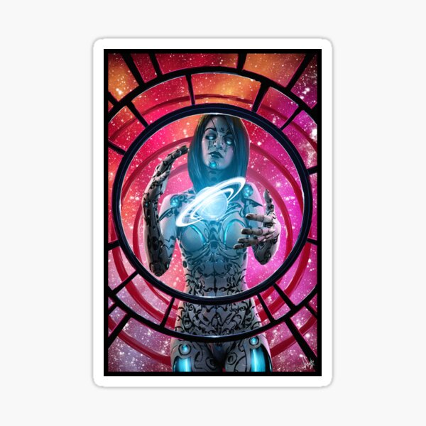 Cyberpunk Painting 080 Sticker