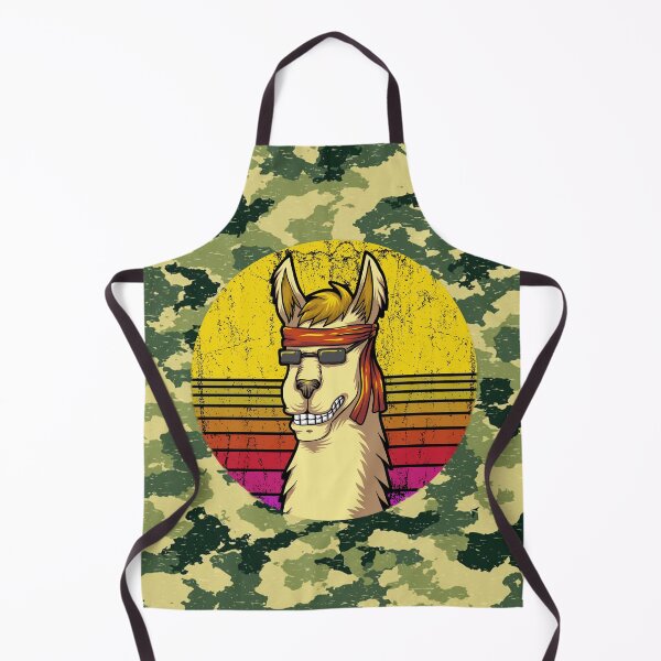 Item preview, Cool Lama Military Green Camo Funny Gift designed and sold by Easy-Pro-Gifts.