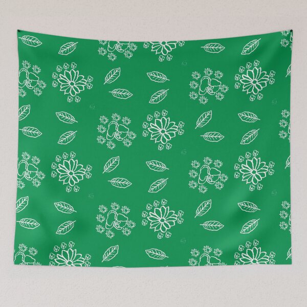 Item preview, Floral green and white designed and sold by thebigG2005.