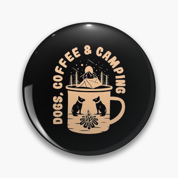 Item preview, Dogs, Coffee and Camping designed and sold by Naamira.