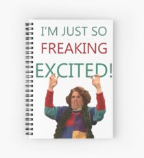Kristen Wiig: I'm just so freaking excited! Spiral Notebook