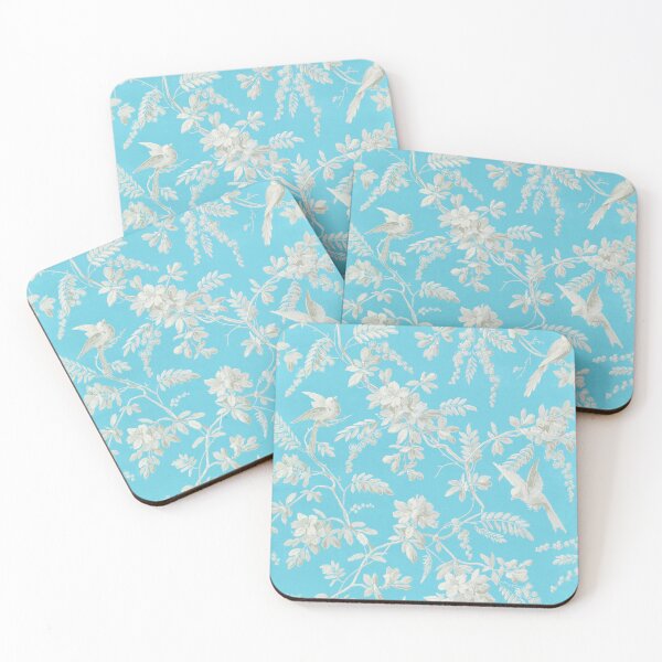 Item preview, Vintage Blue Floral  designed and sold by newburyboutique.