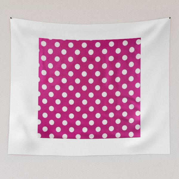 Artikelvorschau, Leuchtend weiße rosa Poka Dots entworfen und verkauft von RBDESIGN SHOP.