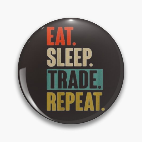 Item preview, retro eat sleep trade repeat shirt` designed and sold by chanat3659.