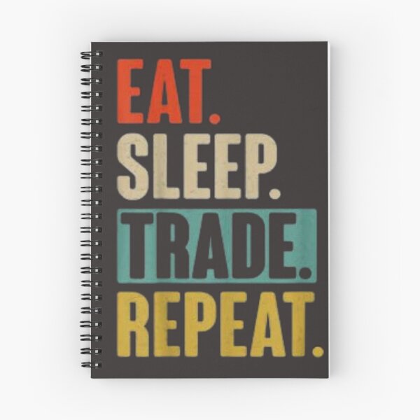 Item preview, retro eat sleep trade repeat shirt` designed and sold by chanat3659.