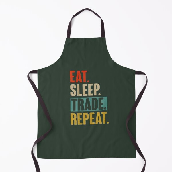 Item preview, retro eat sleep trade repeat shirt` designed and sold by chanat3659.