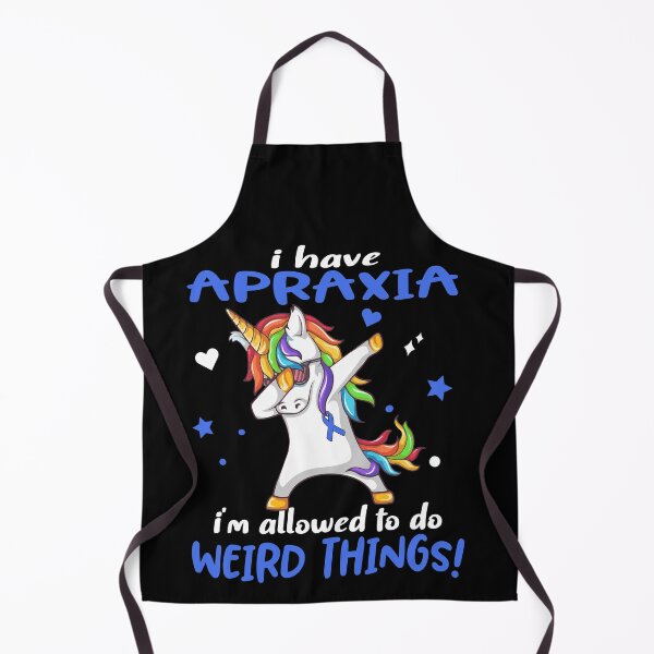 Item preview, Apraxia Warrior I'm Allowed To Do Weird Things designed and sold by Brad-FI.