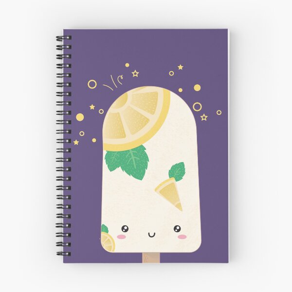 Item preview, cute yummi lemon popsicles designed and sold by happyartbymary.