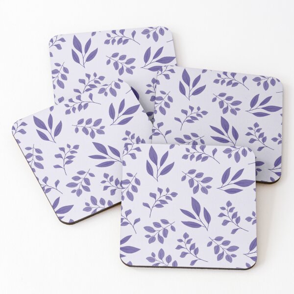 Item preview, purple leaves pattern designed and sold by uniFashions.