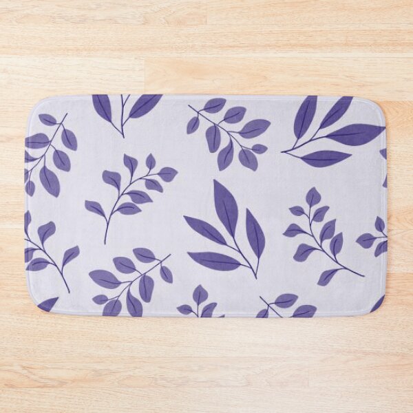Item preview, purple leaves pattern designed and sold by uniFashions.