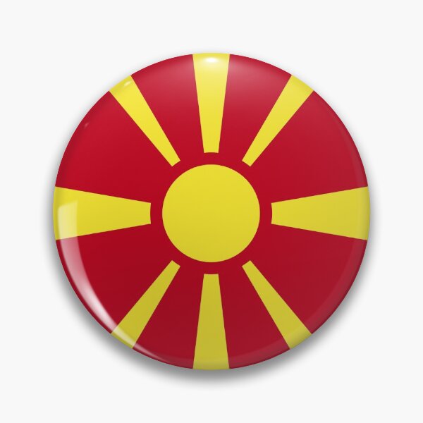 Item preview, North Macedonia Flag Emblem designed and sold by SLAG-Creative.
