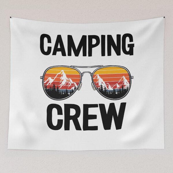 Item preview, Camping Crew Funny Camping designed and sold by Stronzi.