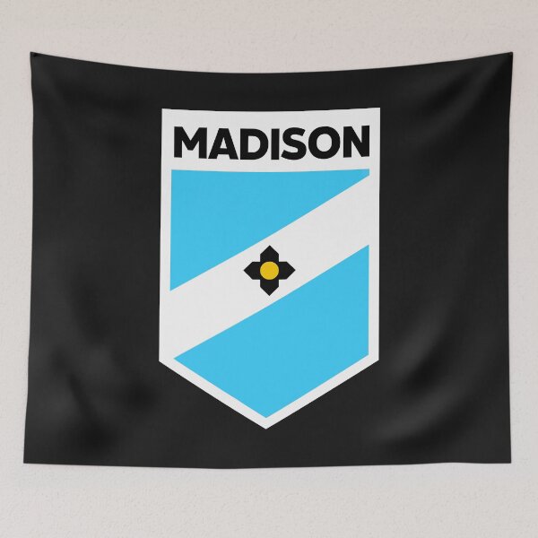 Artikelvorschau, Madison, Wisconsin City Flaggenemblem entworfen und verkauft von SLAG-Creative.
