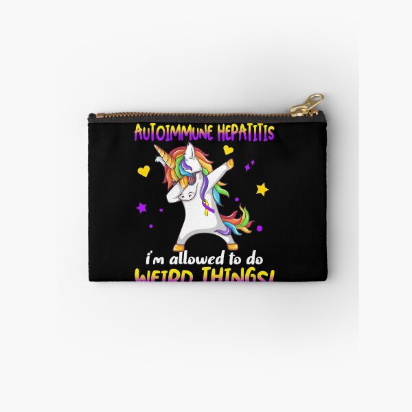 Item preview, Autoimmune Hepatitis Warrior I'm Allowed To Do Weird Things designed and sold by Brad-FI.