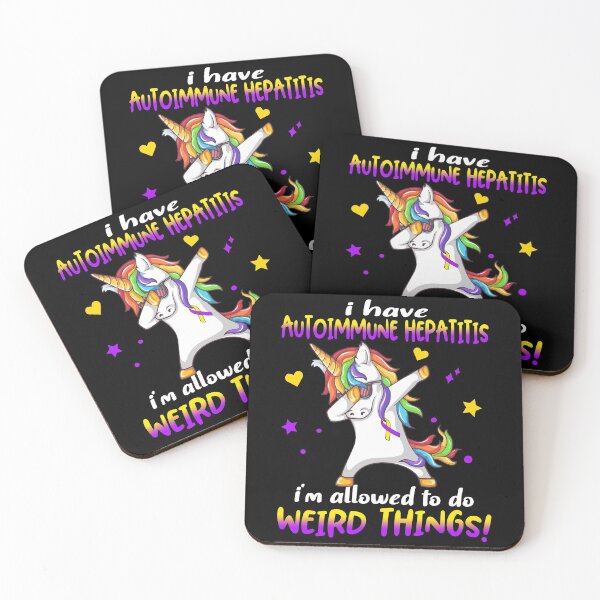 Item preview, Autoimmune Hepatitis Warrior I'm Allowed To Do Weird Things designed and sold by Brad-FI.