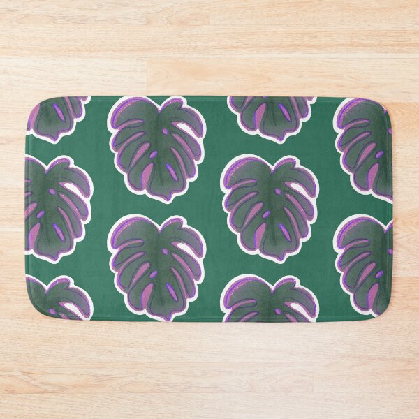 Item preview, Monstera with violet designed and sold by TrahanKreative.