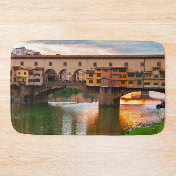 Item preview, Sunset, Ponte Vecchio Bridge in Florence,  Italy designed and sold by WorldLandscapes.