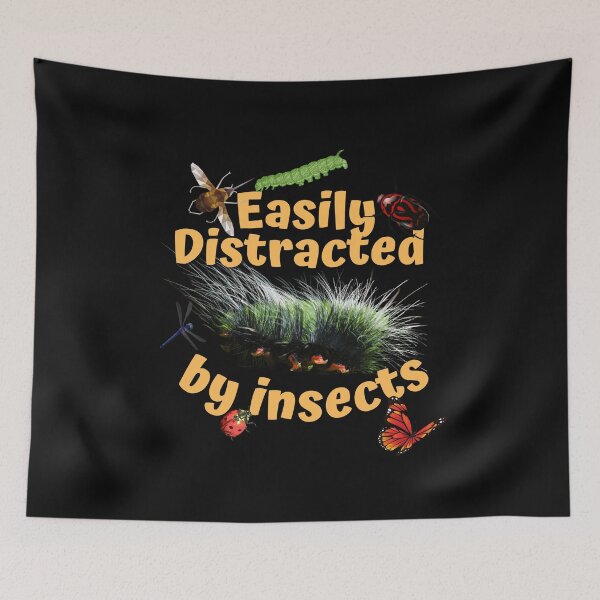 Item preview, Easily Distracted By Insects Colorful Design designed and sold by EarthArtDesigns.