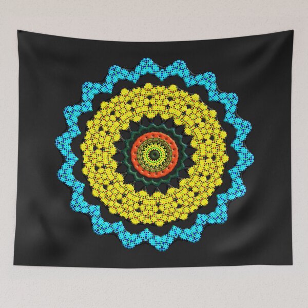 Item preview, Greetings From Sunflower Mandala designed and sold by Ralek.
