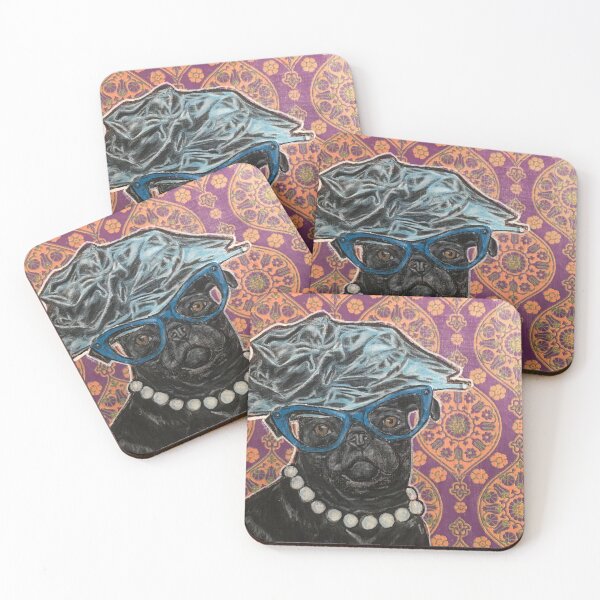 Item preview, Black pearl pug designed and sold by Artladyjen.