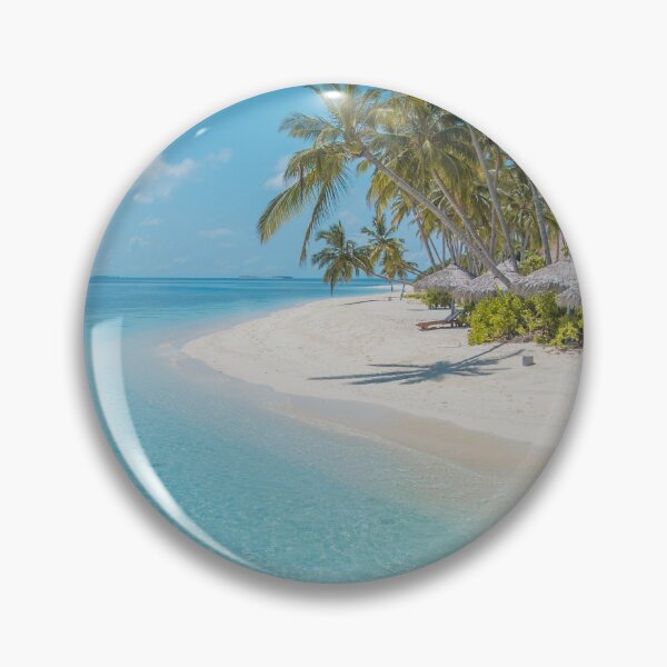 Item preview, Tropical Maldives Palm Tree Beach Paradise designed and sold by newburyboutique.