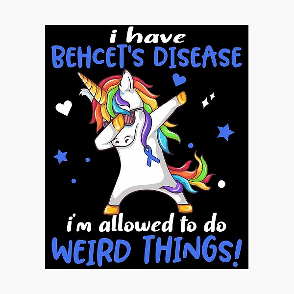 Item preview, Behcet's Disease Warrior I'm Allowed To Do Weird Things designed and sold by Brad-FI.